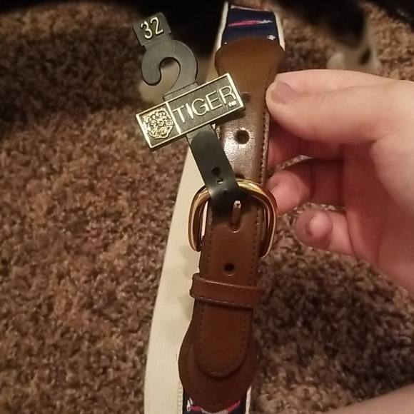 Men's tiger belt - Picture 2 of 3